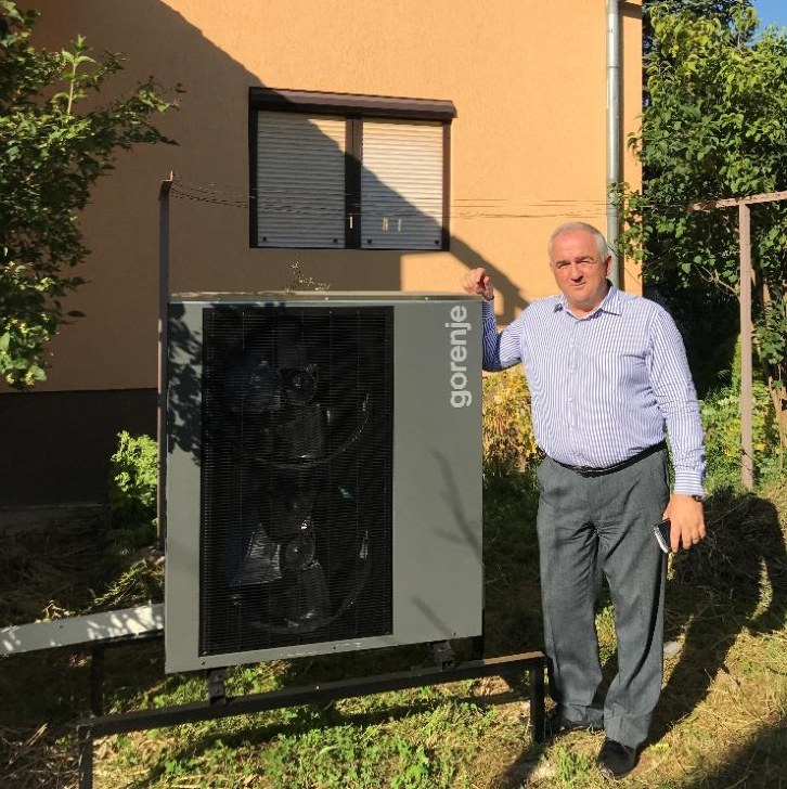 Unitate exterioară pompă de căldură – Casă particulară Moisei, Moisei, Maramureș